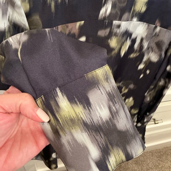 Vera Wang Black label gorgeous silky long tunic blouse - Picture 4 of 13